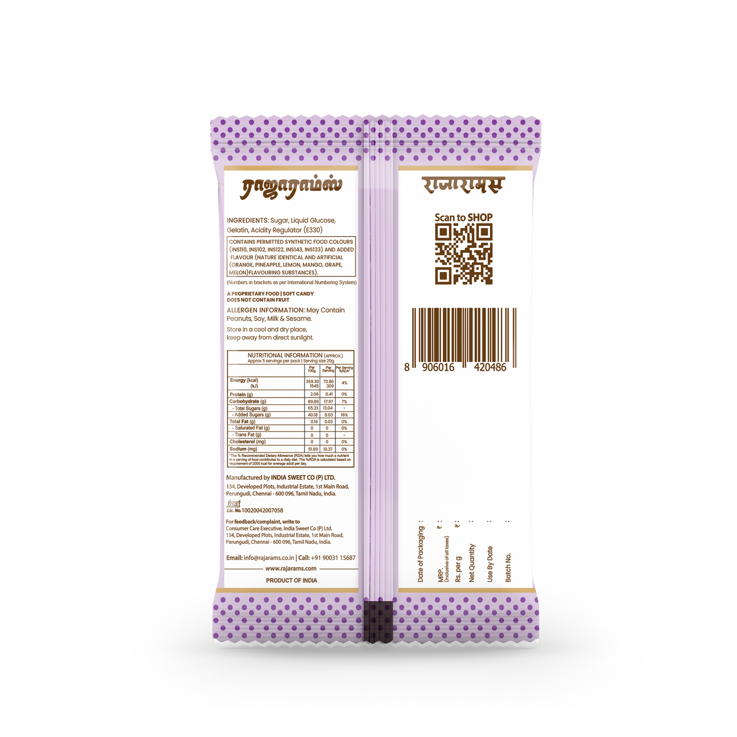 Jujubes 100g