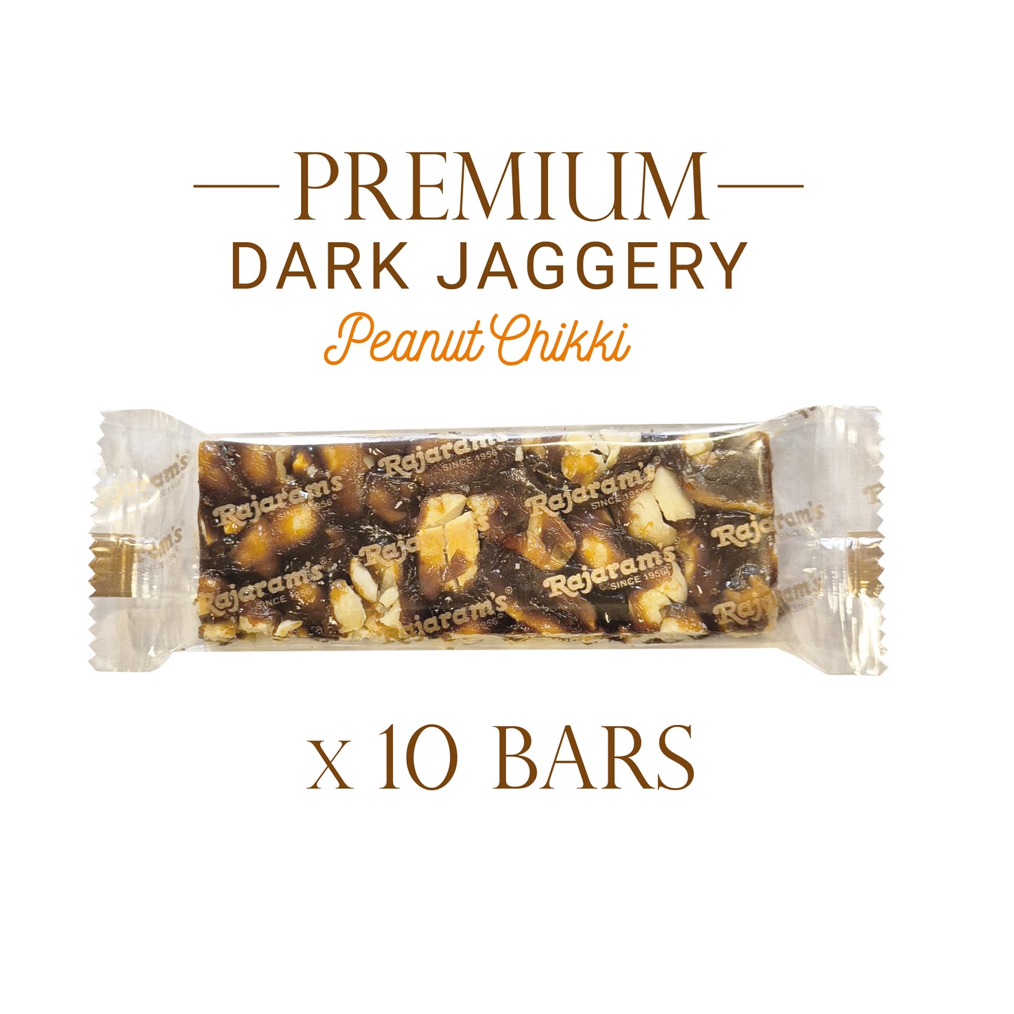 Share Pack! Nattu Sakkarai Kadalai Mittai 250g (25g x 10bars)