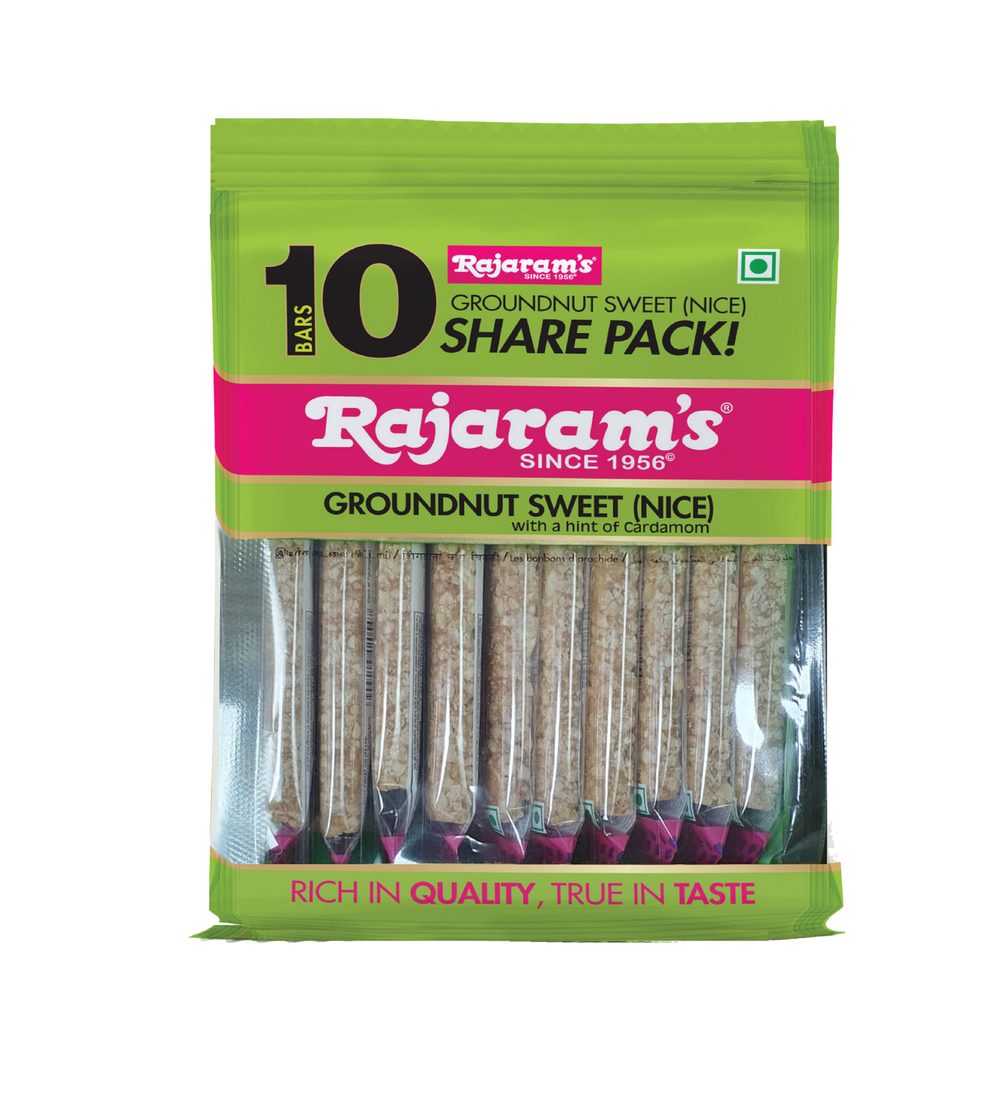 Share Pack! Nice Peanut Bars 250g (25g x 10bars)