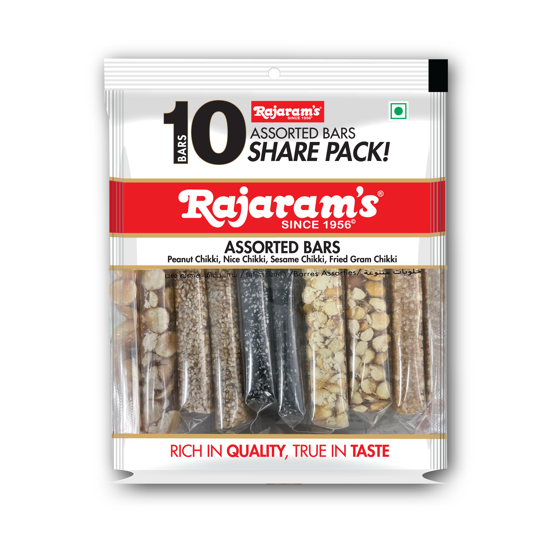 SharePack Assorted Bars 250g 25g X 10bars Rajaram s sharepack-assorted-bars-250g-25g-x-10bars-rajaram-s