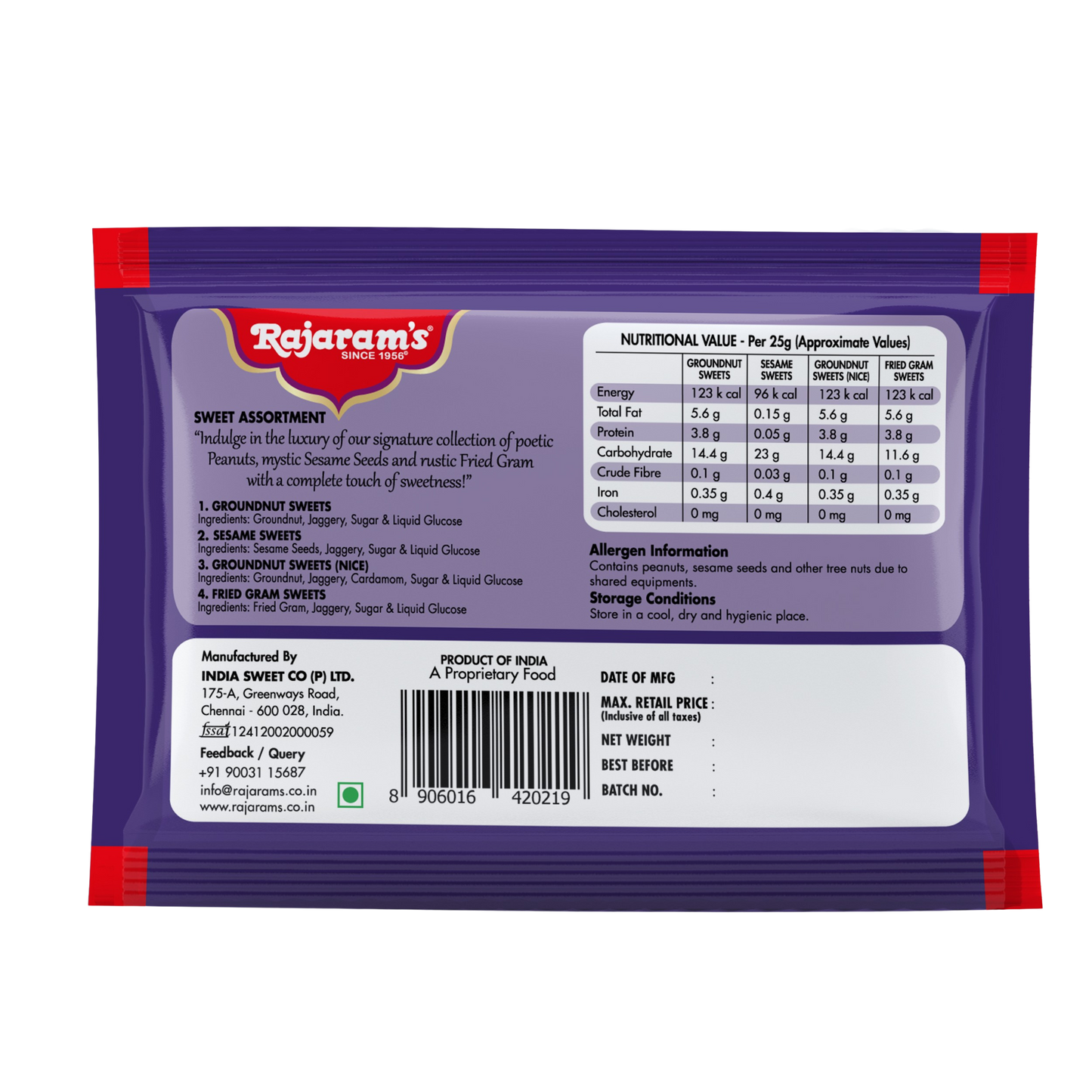 Assorted Sweets 100g