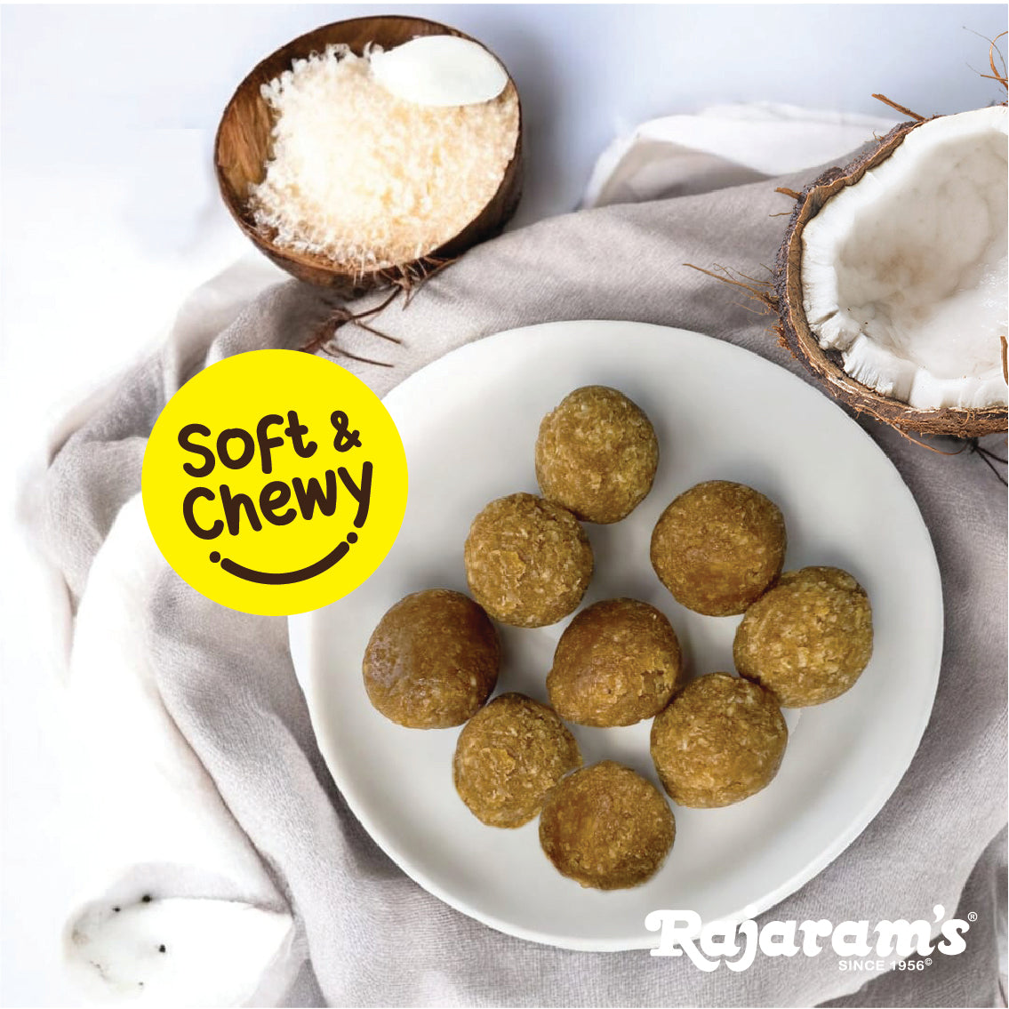 Coconut Jaggery Ladoo 80g
